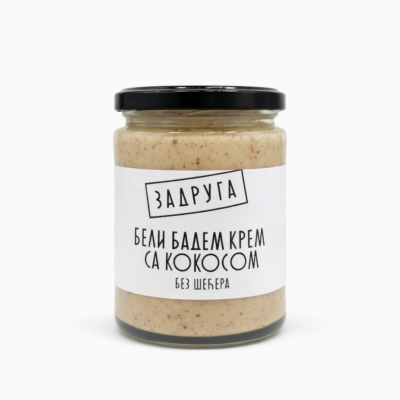 Beli badem krem sa kokosom bez šećera