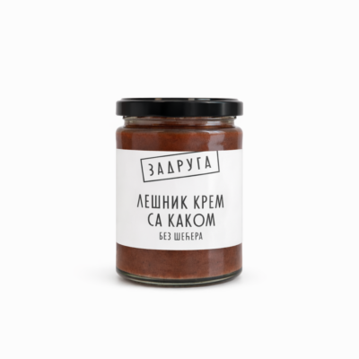 Lešnik krem sa kakaom bez dodatog šećera
