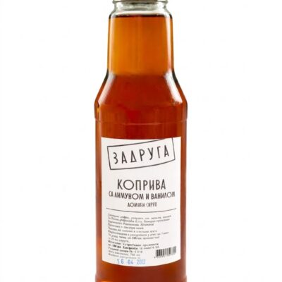 Domaći sirup od koprive sa limunom i vanilom 750ml