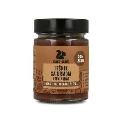 Lešnik krem sa urmom bez dodatog šećera 300g Nut Nut POSNO/VEGAN