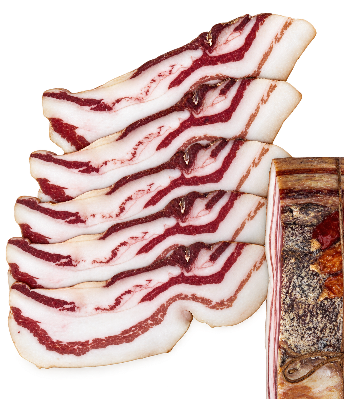 Slanina bela pozadina