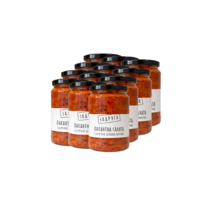 Pikant salata od pečene cepkane paprike 660g - 12 kom